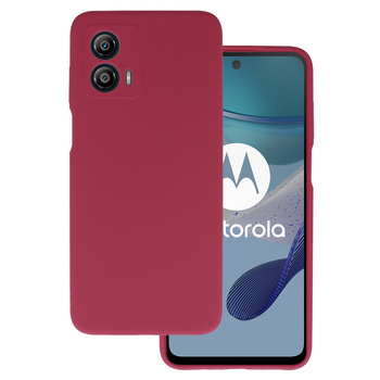 Silicone Lite Case do Motorola Moto G53 bordowy