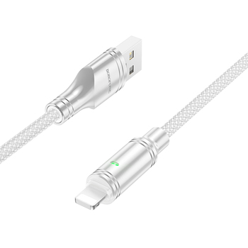 Borofone Kabel BU40 Advantage - USB na Lightning - 2,4A 1,2 metra szary