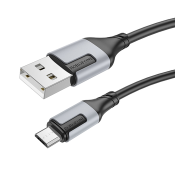 Borofone Kabel BX101 Creator - USB na Micro USB - 2,4A 1 metr czarny