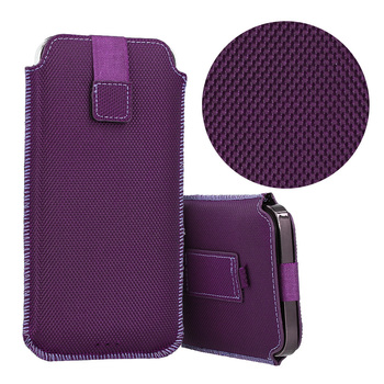 HIT Pouch Case (Size XXL) for Samsung S23 Ultra/S22 Ultra/M33/M23/A14 5G/Xiaomi Redmi 12C design 2 purple