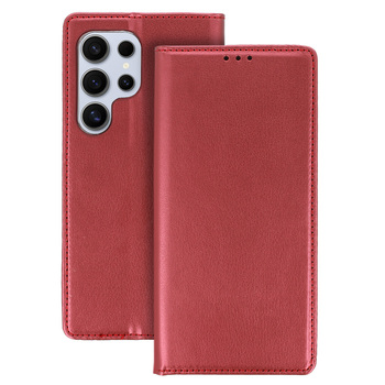 Kabura Smart Magneto do Samsung Galaxy A14 4G/5G burgundowa