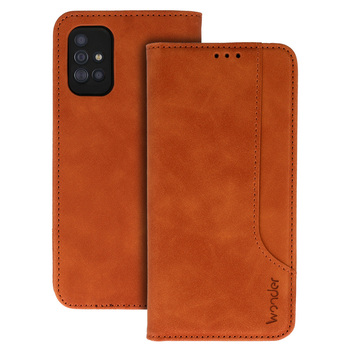 Kabura Wonder Prime do Samsung Galaxy A51 brązowa
