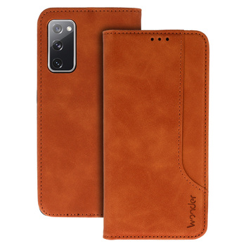 Kabura Wonder Prime do Samsung Galaxy S20 FE/Lite brązowa