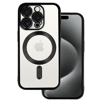 Metallic Magsafe Case do Iphone 15 Czarny