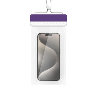 Waterproof Case - Type 3 purple-white (size 230x118 mm)