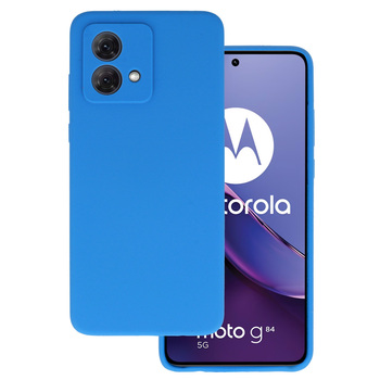 Silicone Lite Case do Motorola Moto G84 5G niebieski