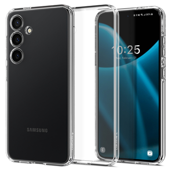 Samsung Galaxy S24 Spigen Ultra Hybrid Cover - Sort / Gennemsigtig