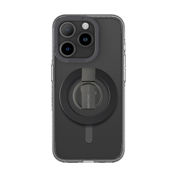 Amazing Thing Etui Titan Pro Mag Ring Grip Case 10FT IP156.1PTRBK do Iphone 15 Pro czarny