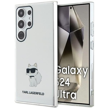 Oryginalne Etui KARL LAGERFELD hardcase IML Choupette KLHCS24LHNCHTCT do Samsung Galaxy S24 Ultra przezroczysty