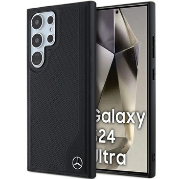 Original Case - hardcase Leather Debossed Line MagSafe MEHMS24L23RBGVK for Samsung Galaxy S24 Ultra Black