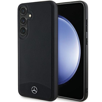 Original Case - hardcase Leather Textured & Plain MagSafe MEHMS24M23RBARK for Samsung Galaxy S24 Plus Black