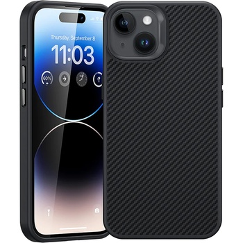 Benks Etui Magnetic Hybrid Armor Pro Kevlar Metal Frame 600D do Iphone 15 Plus czarny