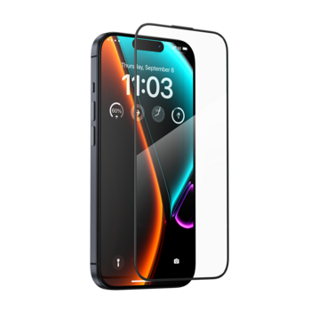 Benks Hartowane szkło Ultra Shield HD Glass do Iphone 15/14 Pro czarne