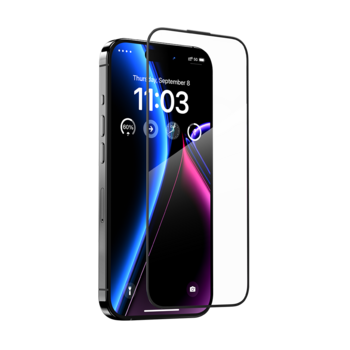 Benks Hartowane szkło Ultra Shield HD Glass do Iphone 15 Pro Max czarne