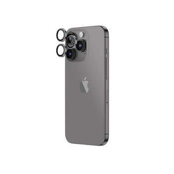 Amazing Thing Tempered glass AR Lens Glass IP15CAM3GYGLA on camera for Iphone 15 Pro/15 Pro Max (lens 3 pieces) grey