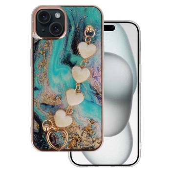 Trend Case do Iphone 15 Plus wzór 6 niebieski