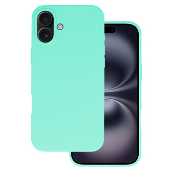 Silicone Lite Case do Iphone 16 Plus miętowy