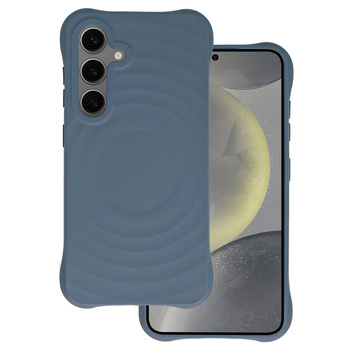 Tel Protect Wave Magsafe Case do Samsung Galaxy S24 granatowy
