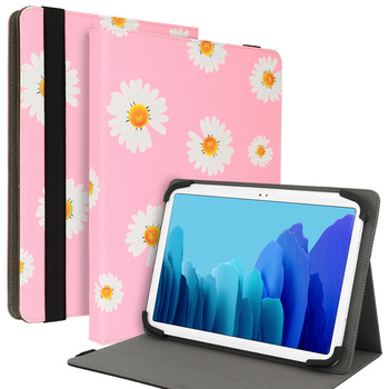 Wonder Canvas Tablet Case 10 cali stokrotki różowe
