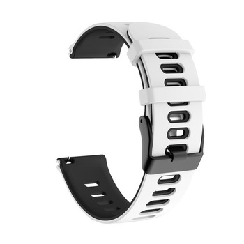 Pasek uniwersalny silikonowy 22mm wzór 3 biały