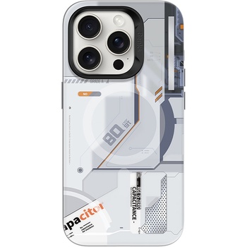 Benks Etui Magnetic Mecha Series do Iphone 15 Pro biały