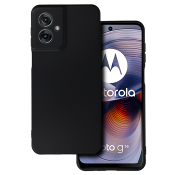 Back Case MATT do MOTOROLA MOTO G55 5G Czarny