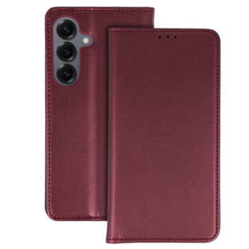 Kabura Smart Magneto do Samsung Galaxy S25 burgundowa