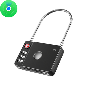 MiLi Lokalizator GPS Bluetooth MiLock Tracker HD-P16-L (Apple only) kłódka do bagażu czarny