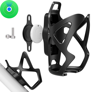 MiLi Lokalizator GPS Bluetooth MiTag Tracker HD-P16-BH (Apple only) + uchwyt na bidon czarny