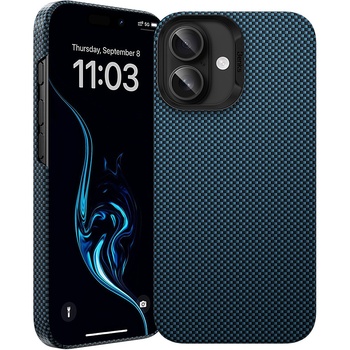 Benks Etui Magnetic Armor Tint Kevlar 1000D (0064) do Iphone 16 Plus niebieski