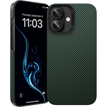 Benks Etui Magnetic Armor Tint Kevlar 1000D (0064) do Iphone 16 Plus zielony