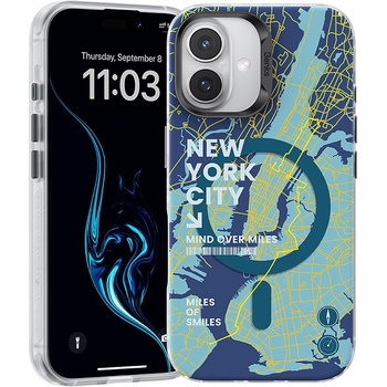 Benks Etui Magnetic City New York do Iphone 16 Plus